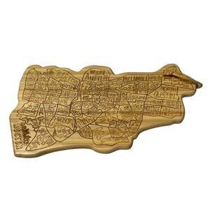 Totally Bamboo Austin Texas Wall Hanging Souvenir Serving Cutting Board USA